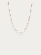 Rhea satellite snake chain necklace titanium Malaysia