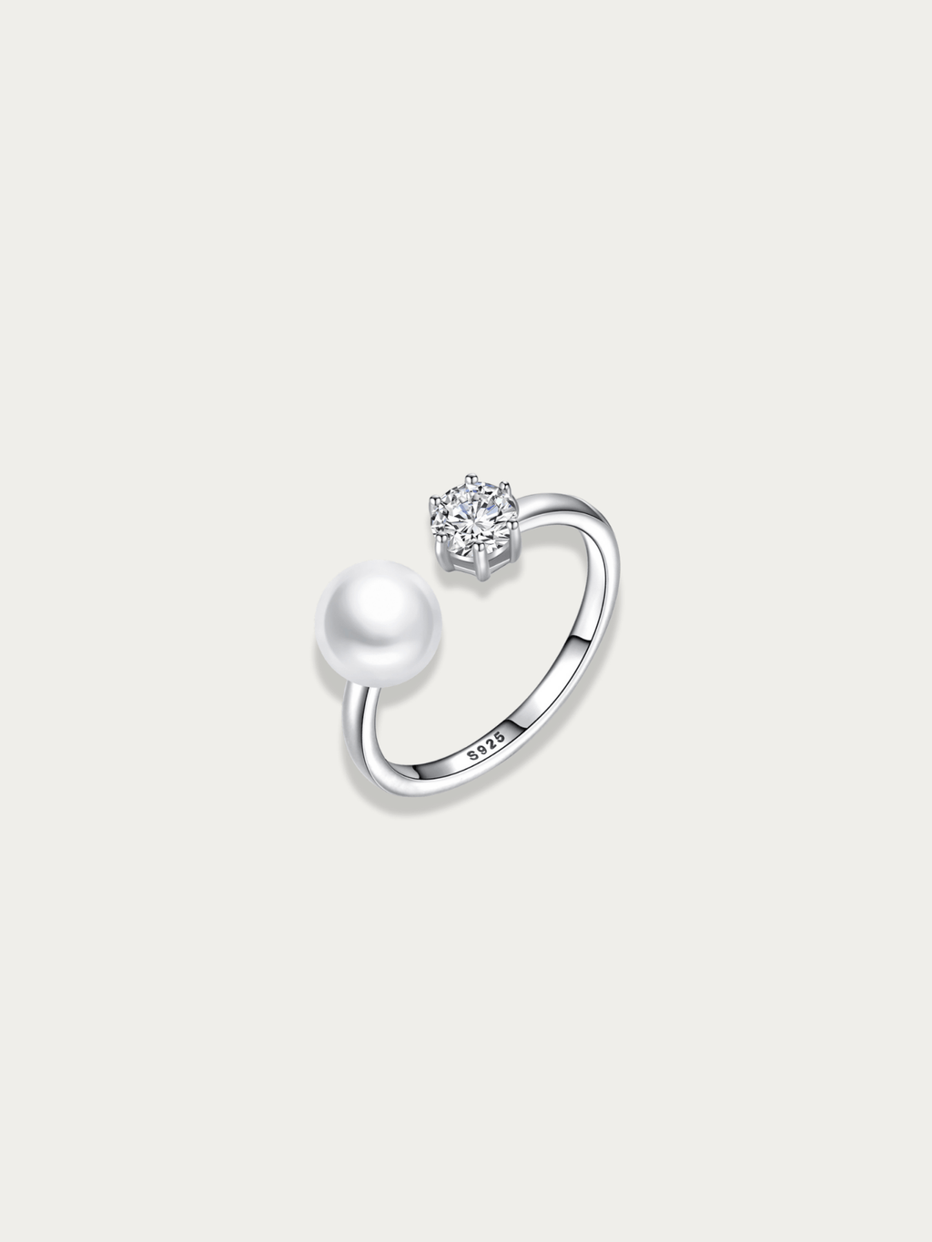 Selene freshwater pearl open ring