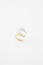 Spring Aura Ring shown from an angled view