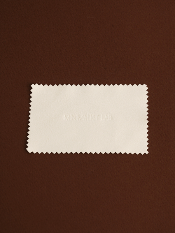 jewellery polishing cloth blue minimalist design