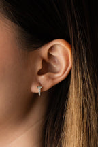 TALIA Sterling Silver Ear Hoops - Minimalist Lab
