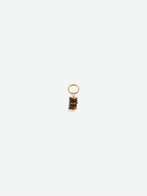Tiger eye natural stone charm brown crystal Malaysia