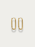 titanium oval hoop earrings sensitive ears
