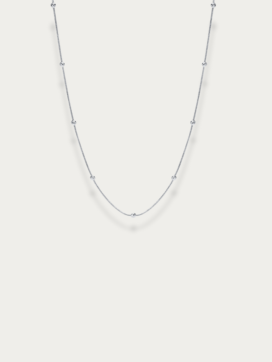 titanium snake chain necklace everyday wear