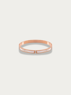minimalist mother of pearl bangle