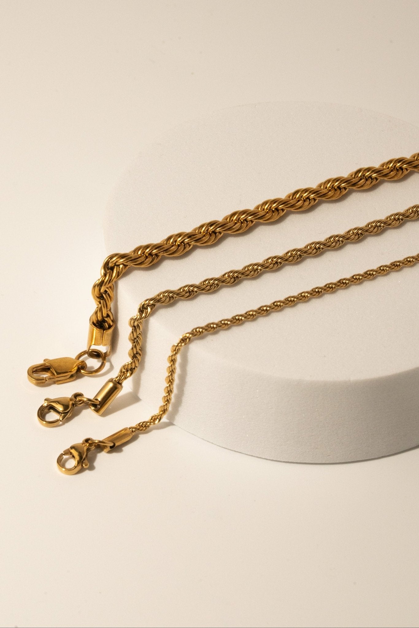 twist chain essential necklace stainless steel Malaysia