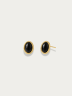 Verona black onyx stud earrings