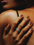 ARIA Chain Link Sterling Silver Ring - Minimalist Lab