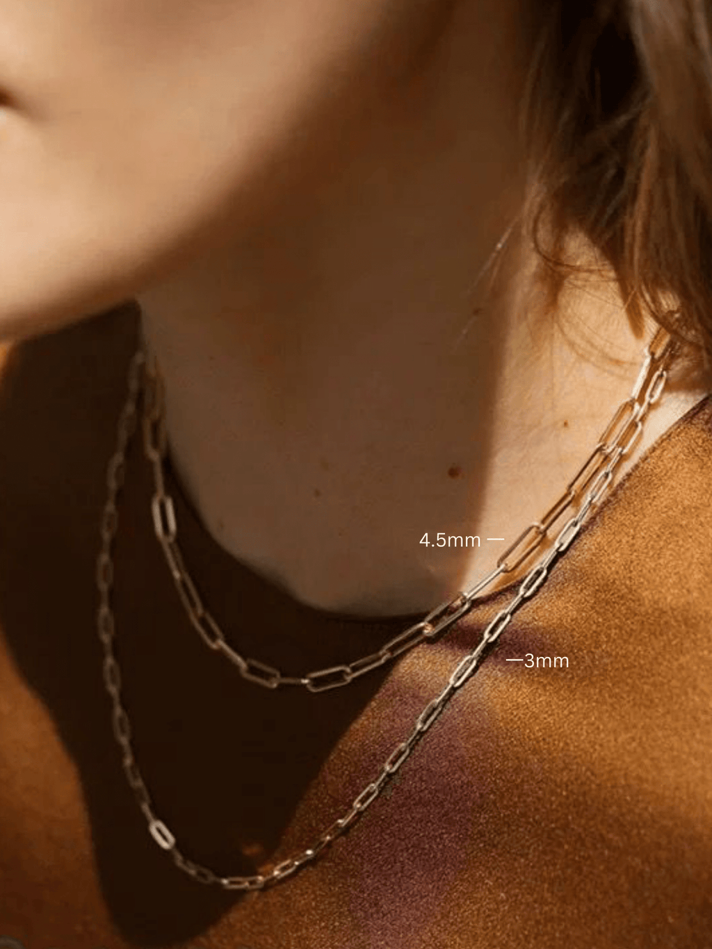 Paperclip Chain Essential Necklace - Minimalist Lab