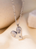 Funky Heart Necklace - Minimalist Lab