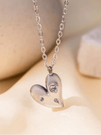 Funky Heart Necklace - Minimalist Lab