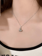 Funky Heart Necklace - Minimalist Lab