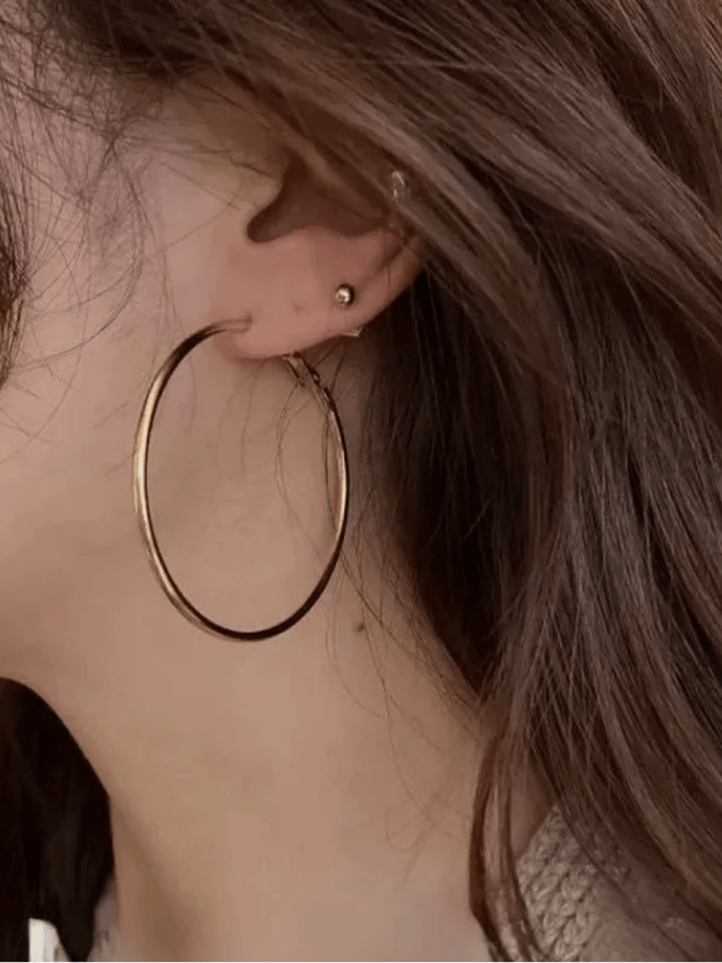 Classic Thin Essential Hoop Earrings - Minimalist Lab