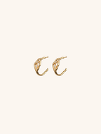 EVERLYN Petals Sterling Silver Earrings - Minimalist Lab