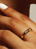 ADALYN Starlight Sterling Silver Ring - Minimalist Lab