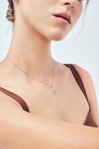 Courage Anchor Pendant Sterling Silver Necklace - Minimalist Lab