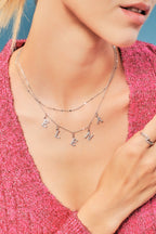 [ONLINE] Personalised Initial Sterling Silver Necklace - Minimalist Lab