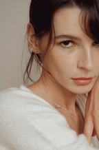 Carved Cable Sterling Silver Chain Necklace - Minimalist Lab