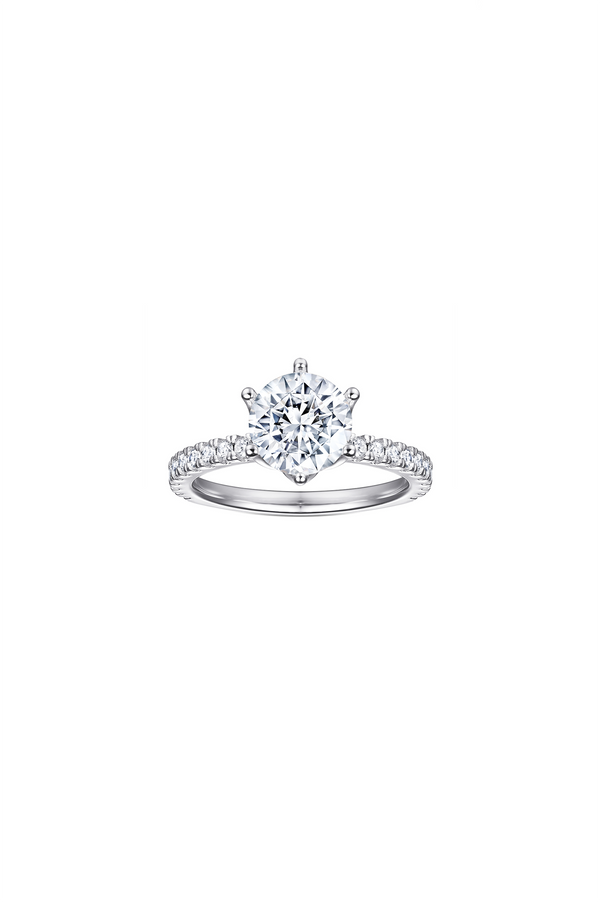 ROSALIND Two Stone Solitaire MNML LUXE Ring