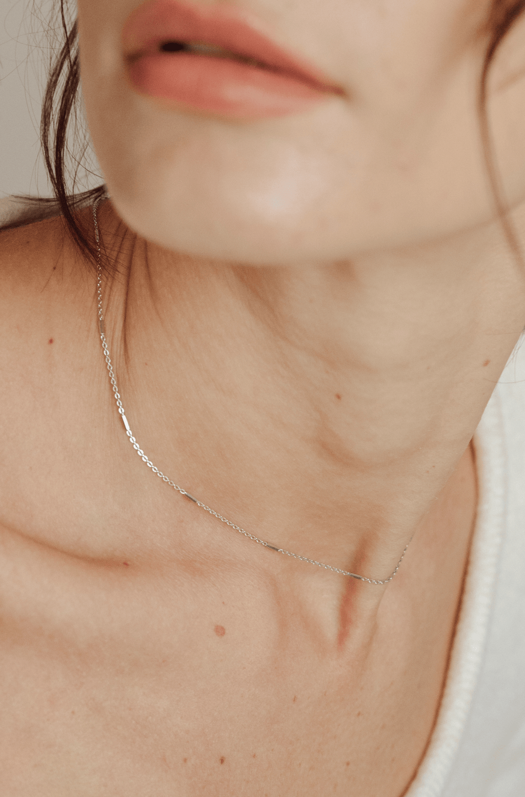 TUBE Sterling Silver Mini Chain - Minimalist Lab