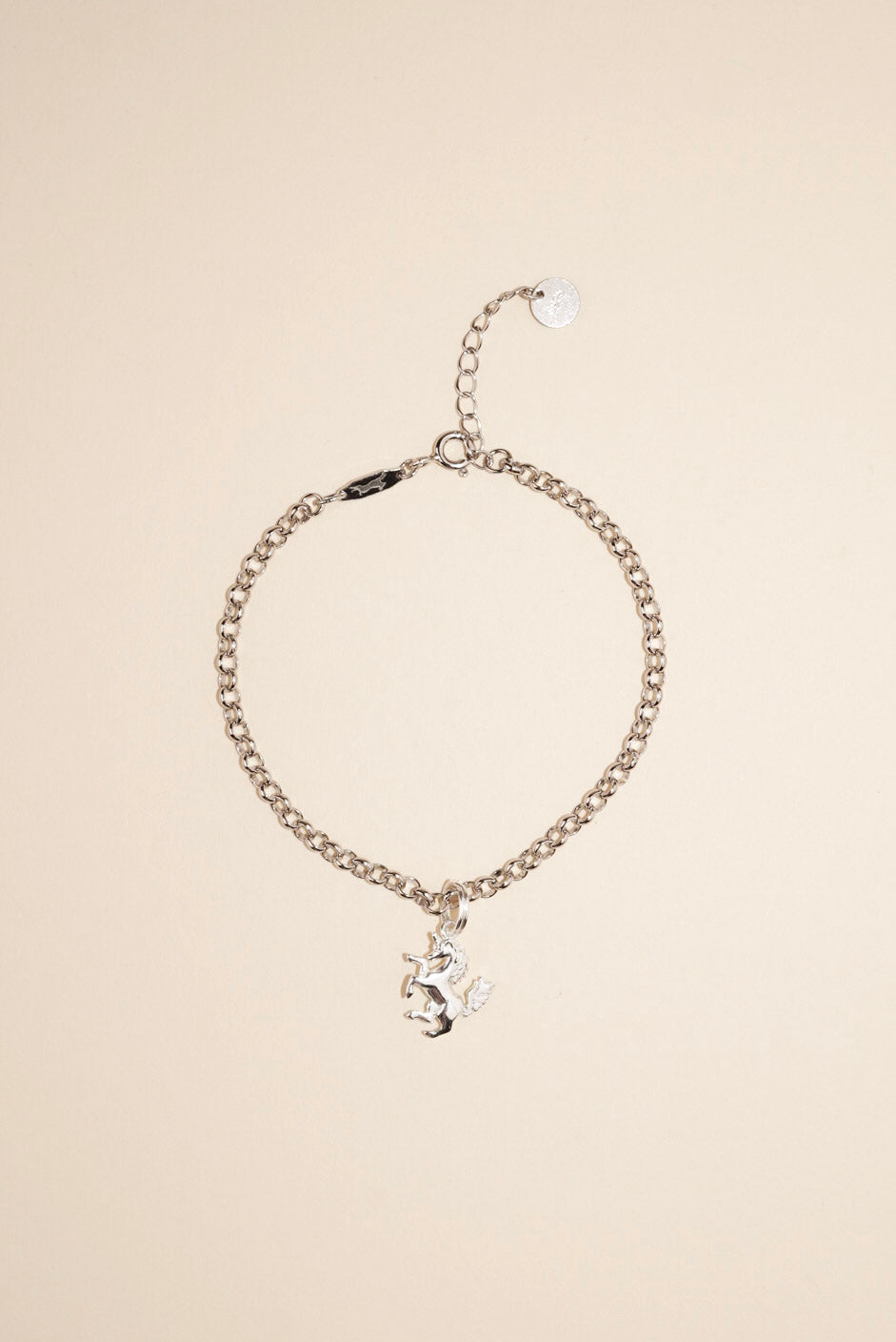 Silver Unicorn Bracelet