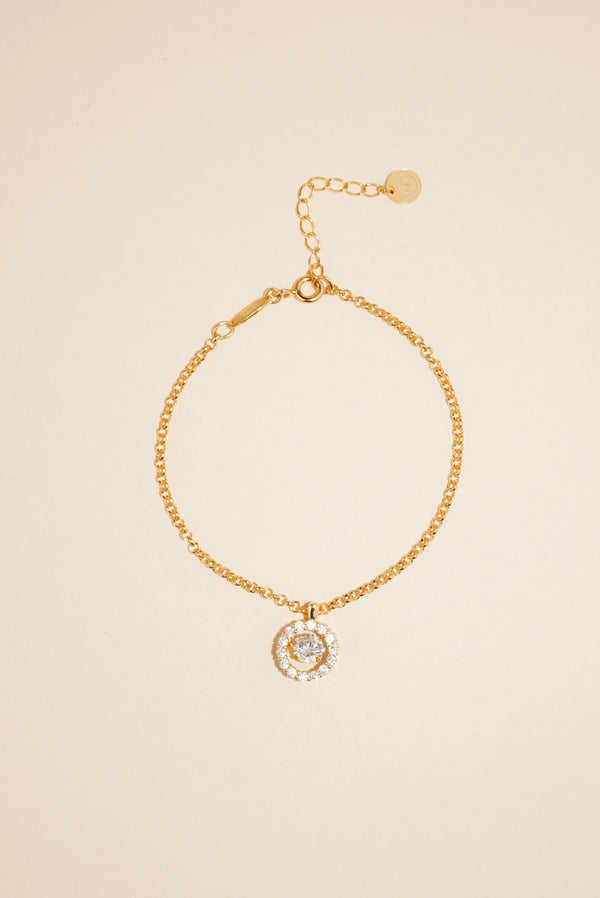Gold Dancing Diamond Bracelet
