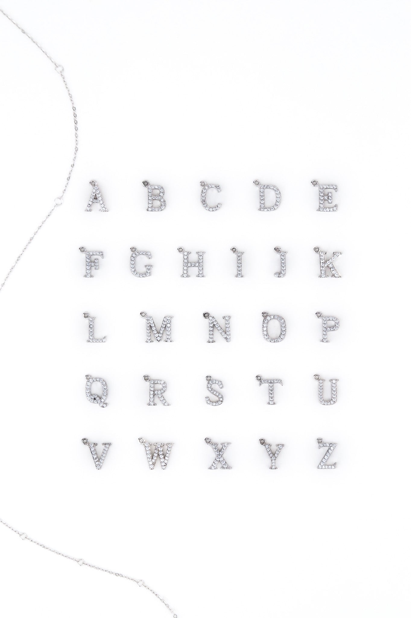 [ONLINE] Personalised Initial Sterling Silver Necklace - Minimalist Lab