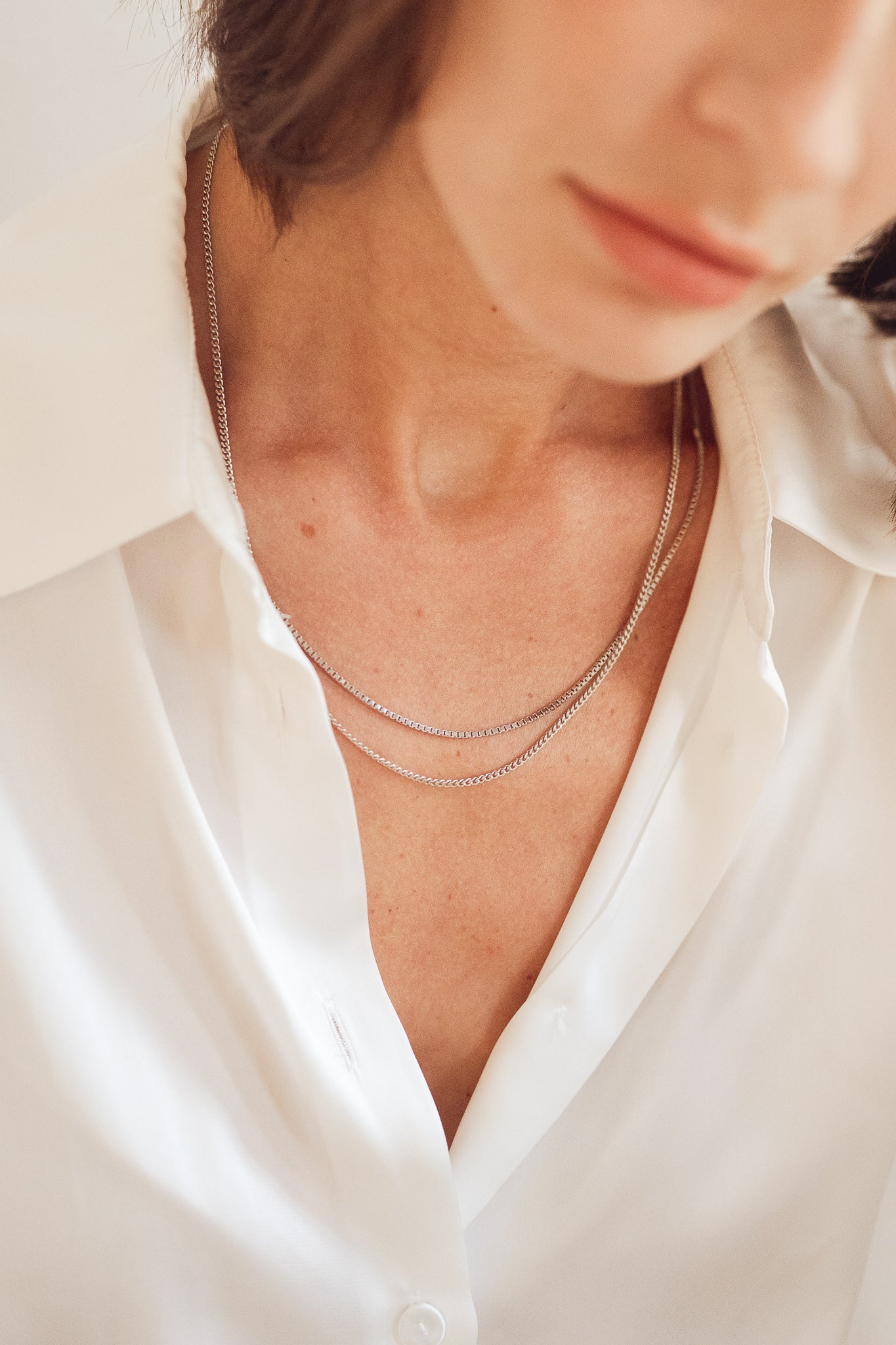 CURB Sterling Silver Mini Chain - Minimalist Lab