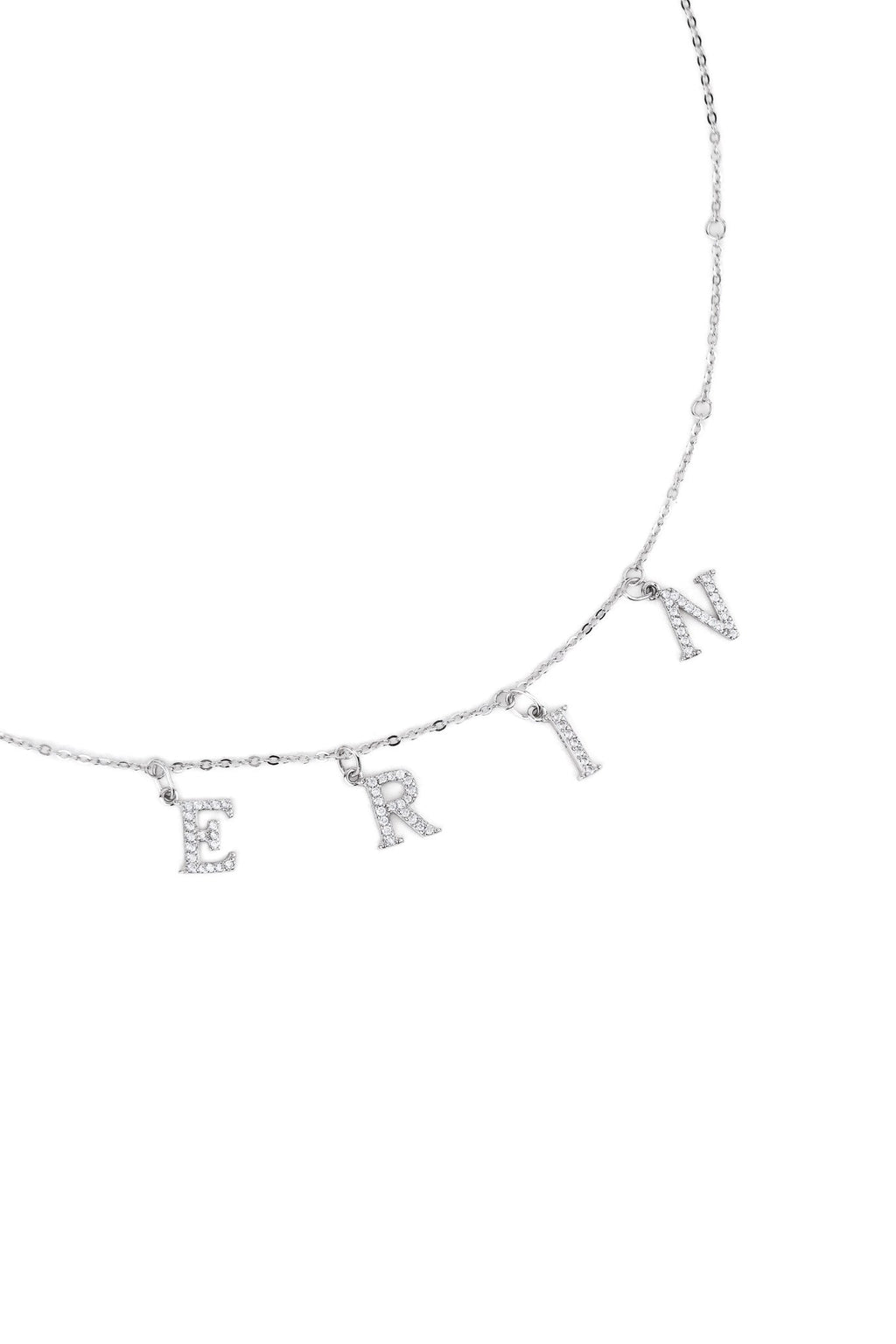 [ONLINE] Personalised Initial Sterling Silver Necklace - Minimalist Lab