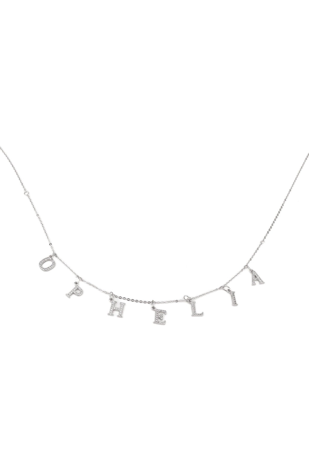 [ONLINE] Personalised Initial Sterling Silver Necklace - Minimalist Lab