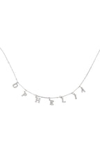 [ONLINE] Personalised Initial Sterling Silver Necklace - Minimalist Lab