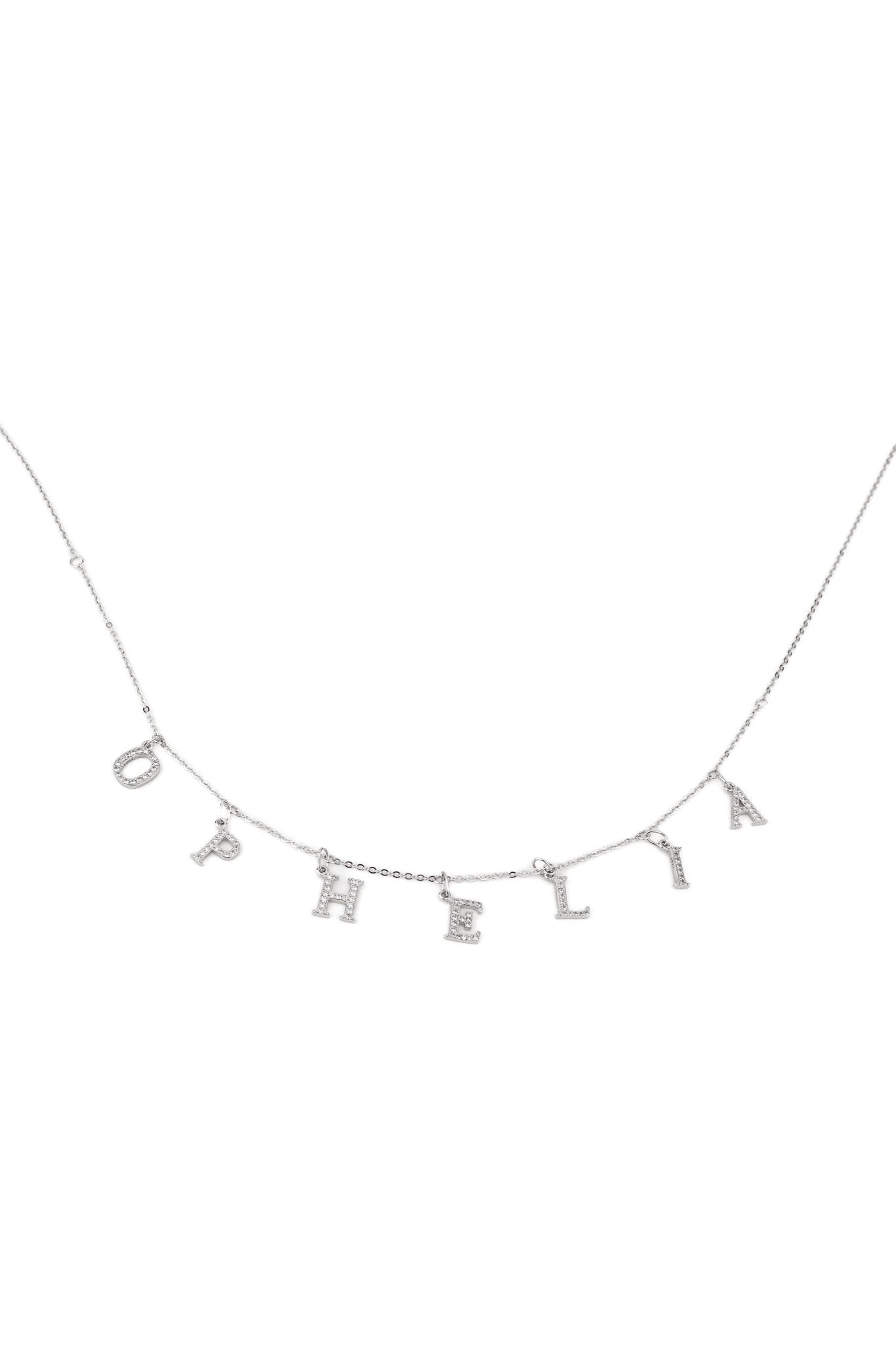 [ONLINE] Personalised Initial Sterling Silver Necklace - Minimalist Lab