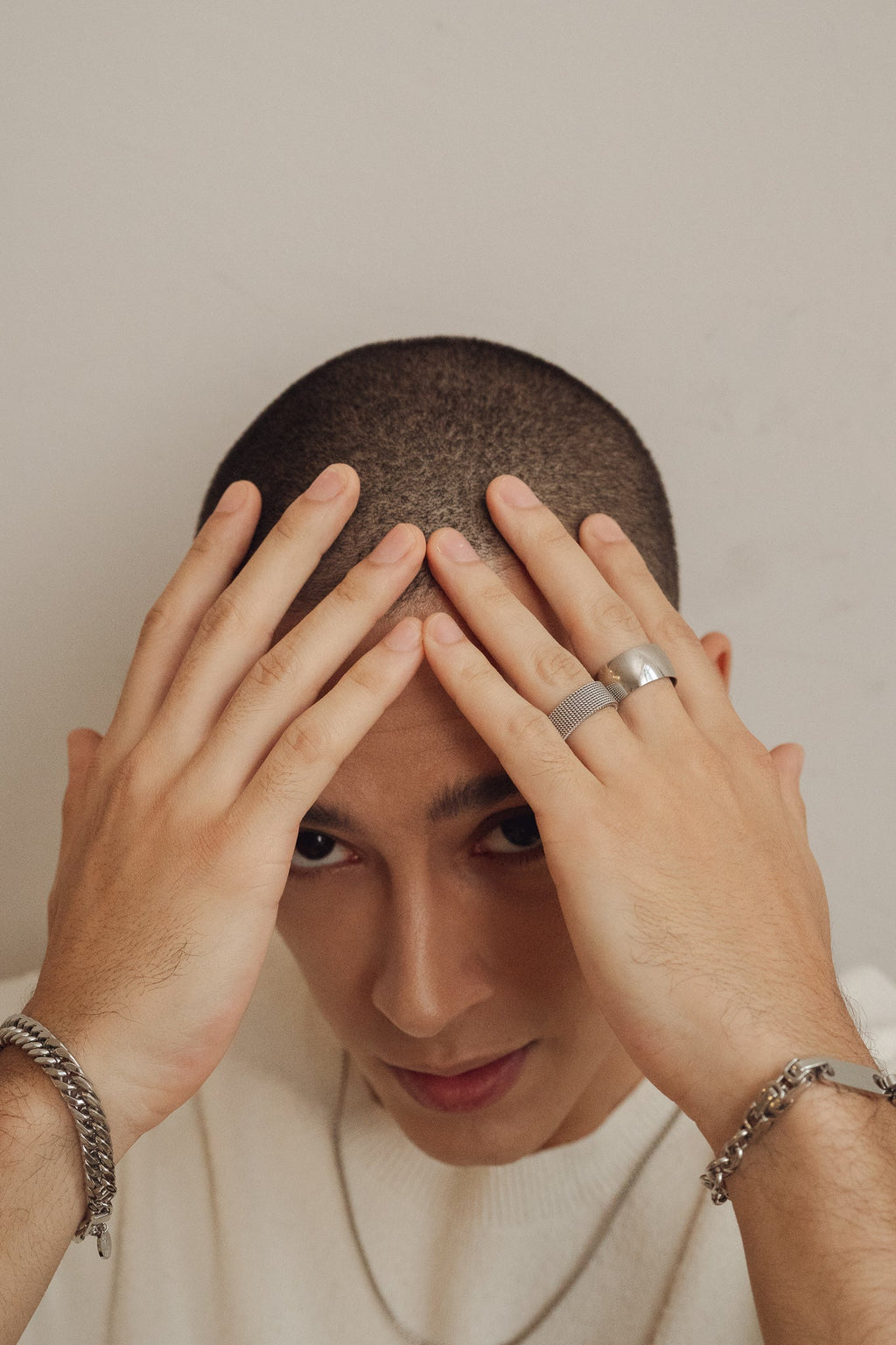 Axel Ribbed Chain Ring - Minimalist Lab