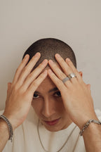 Axel Ribbed Chain Ring - Minimalist Lab