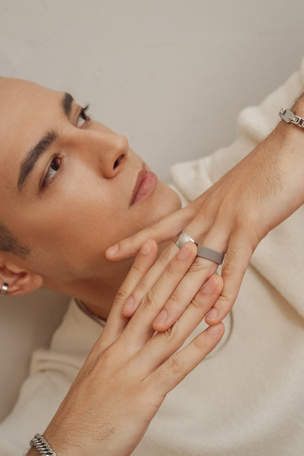 Axel Ribbed Chain Ring - Minimalist Lab