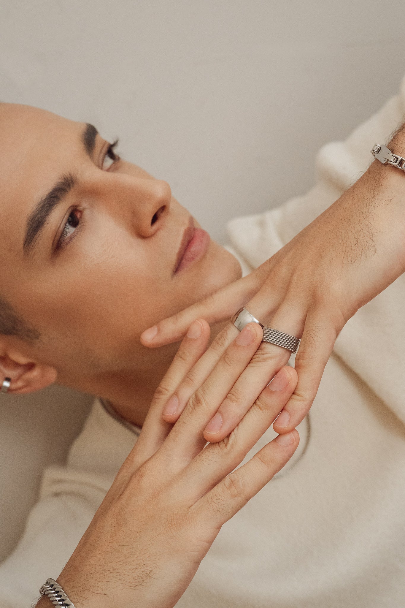 Axel Ribbed Chain Ring - Minimalist Lab