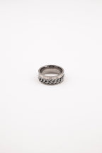 Phoenix Numerals Chain Ring - Minimalist Lab