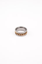 Vine Chain Men Ring - Minimalist Lab