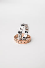 Timeless Roman Numerals Diamond Ring - Minimalist Lab