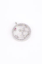 SAGITTARIUS Mother of Pearl Sterling Silver Necklace - Minimalist Lab