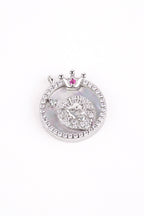 LEO Mother of Pearl Sterling Silver Necklace - Minimalist Lab