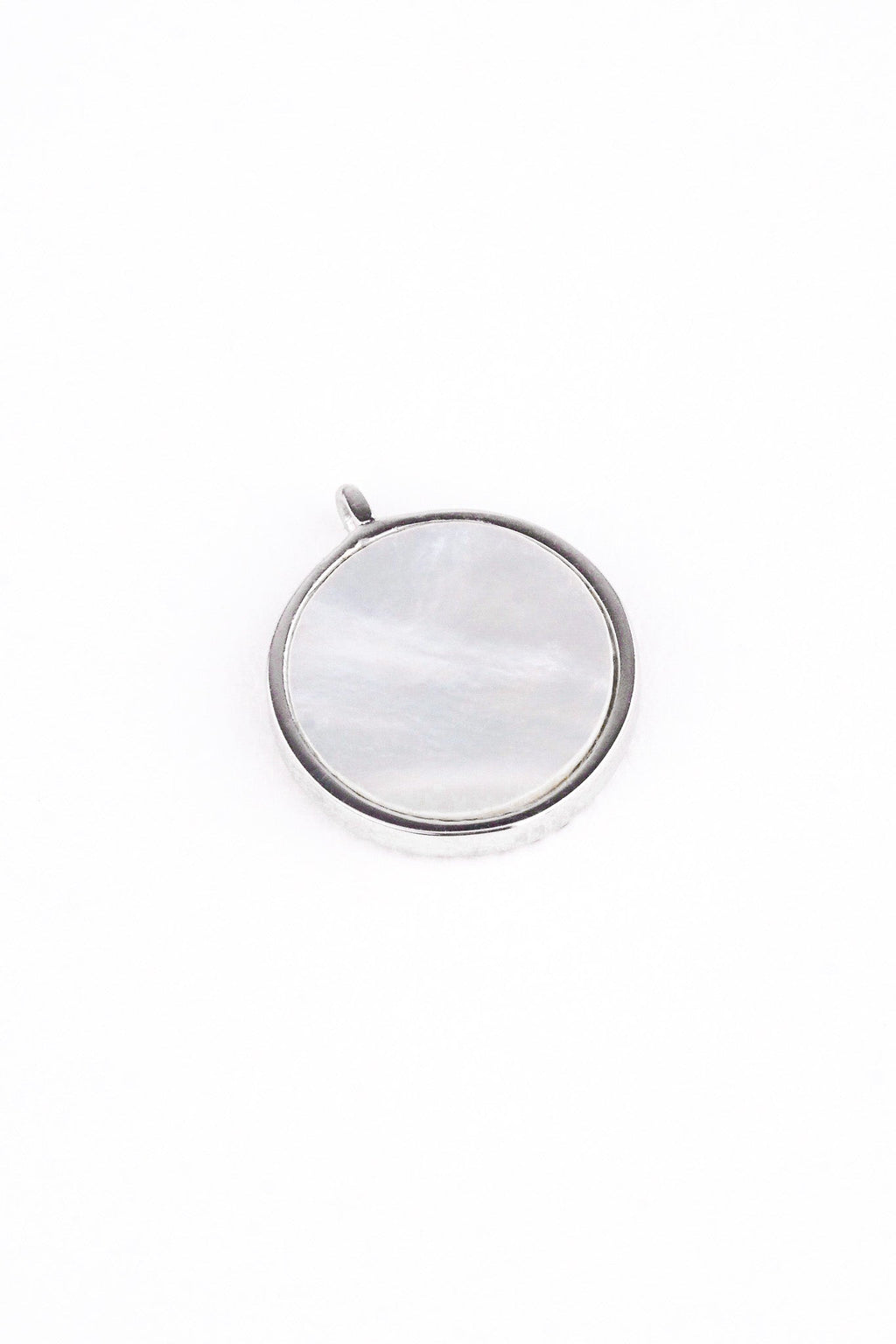 LEO Mother of Pearl Sterling Silver Necklace - Minimalist Lab