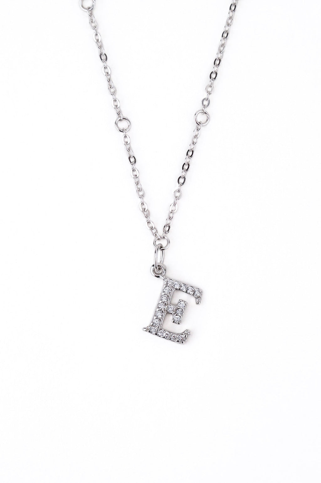 Initial Alphabet Sterling Silver Pendant - Minimalist Lab