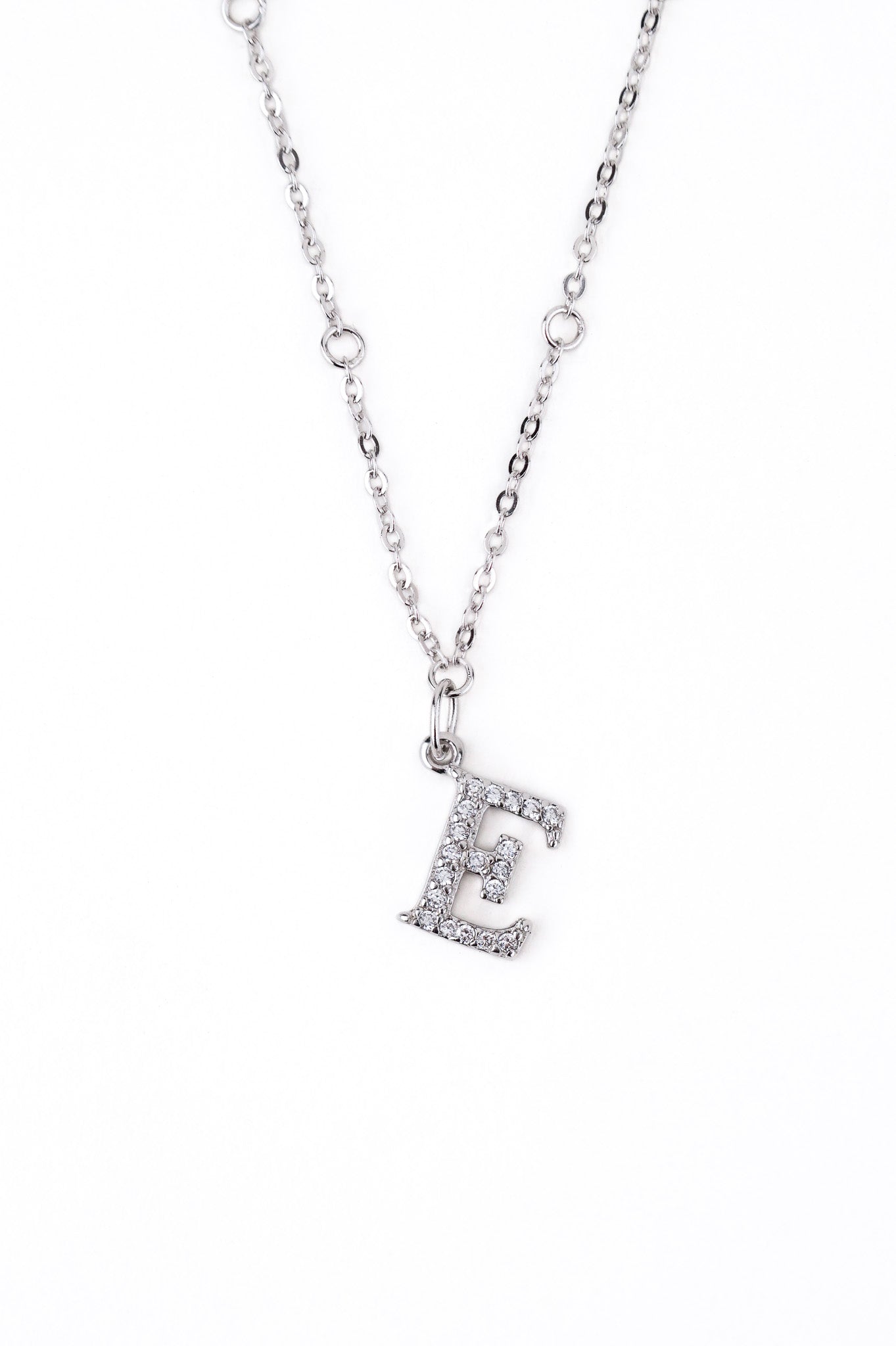 Initial Alphabet Sterling Silver Pendant - Minimalist Lab