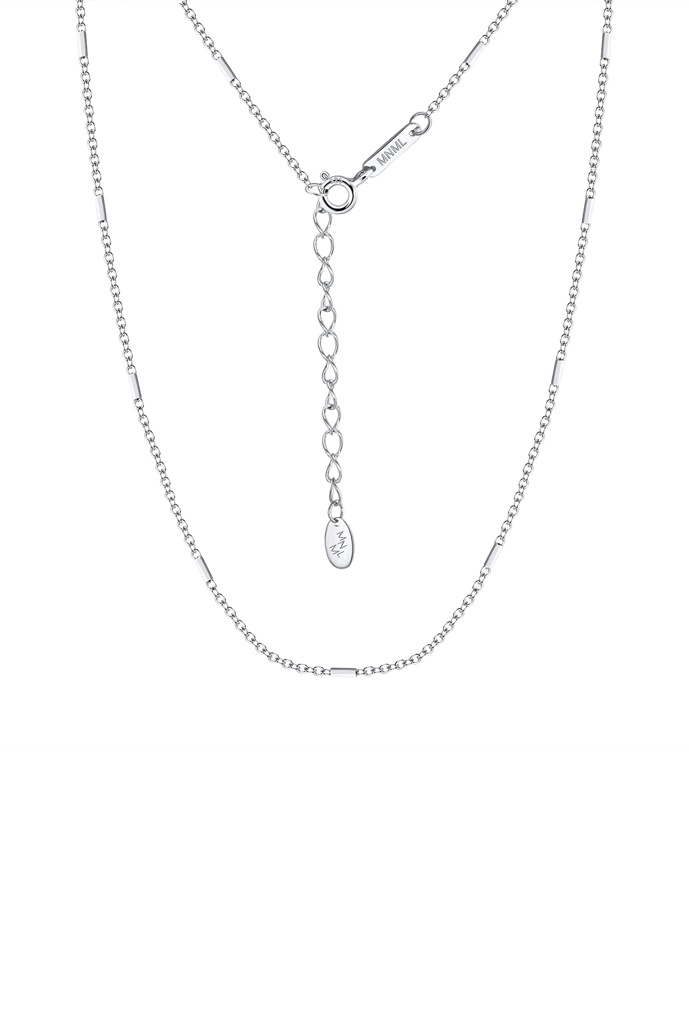 TUBE Sterling Silver Mini Chain - Minimalist Lab