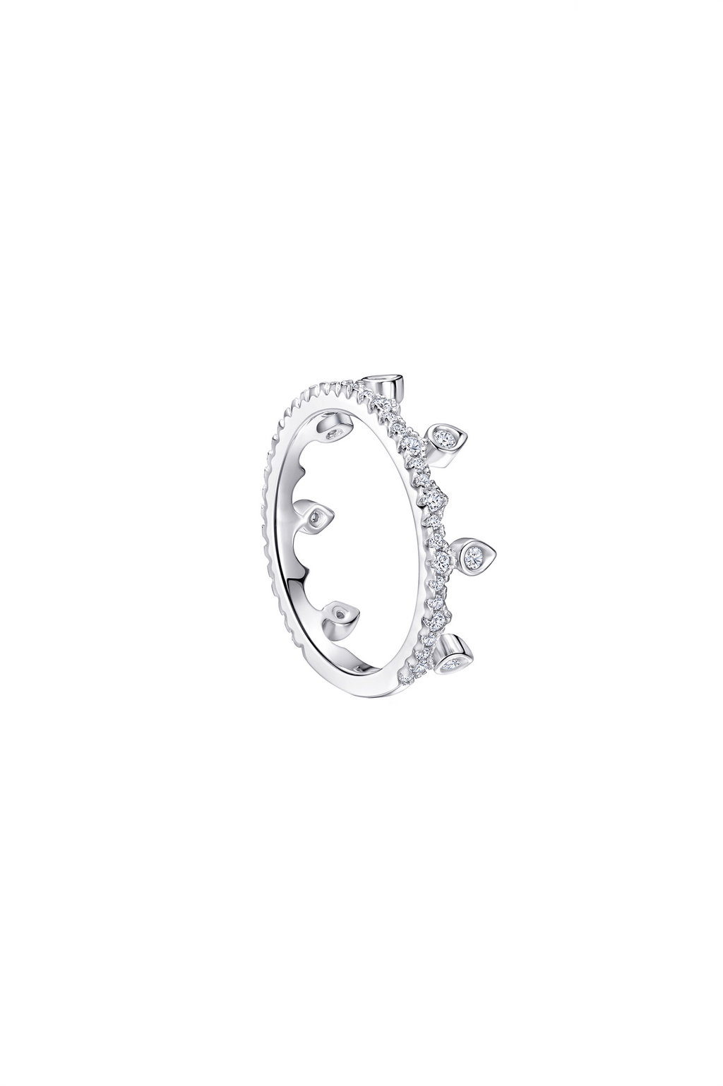 CHARLOTTE Princess Crown MNML LUXE Ring - Minimalist Lab