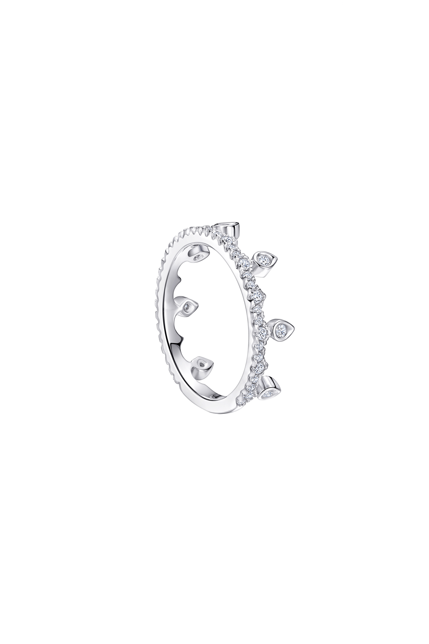 CHARLOTTE Princess Crown MNML LUXE Ring - Minimalist Lab