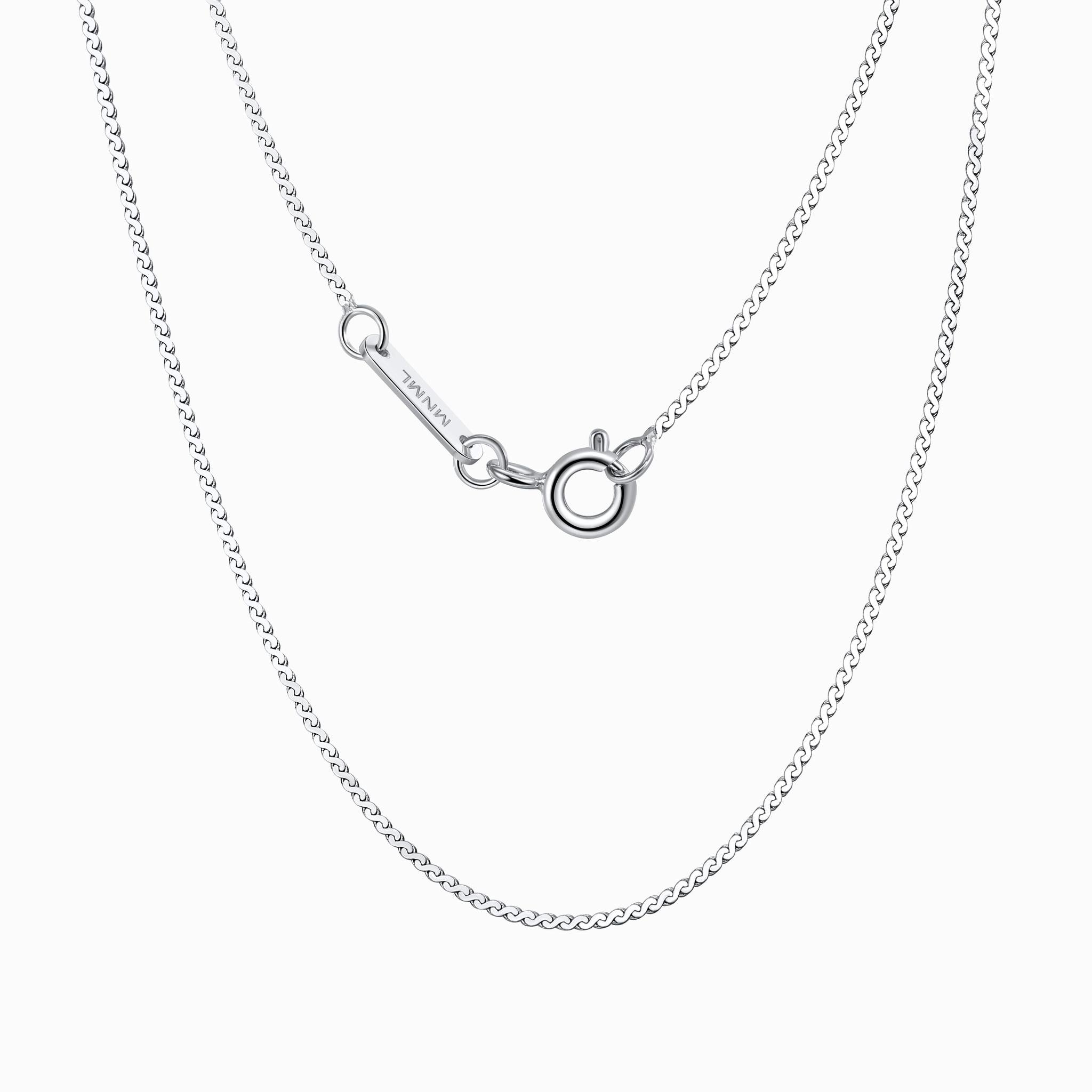SNAKE Chain Mini Sterling Silver Chain - Minimalist Lab