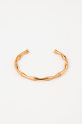 Classic Bamboo Bangle gold stainless steel