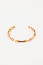 Classic Bamboo Bangle gold stainless steel